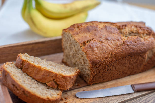 istock Healthy banana bread or cake 1198771095