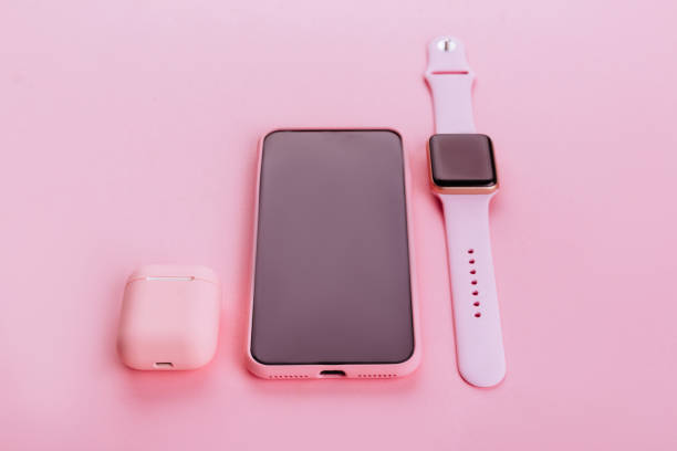 istock Up to date technology.Top view of diverse personal accessory 1198776100