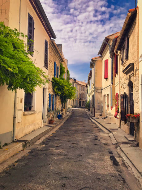 istock Classic Provence village street 1198779315