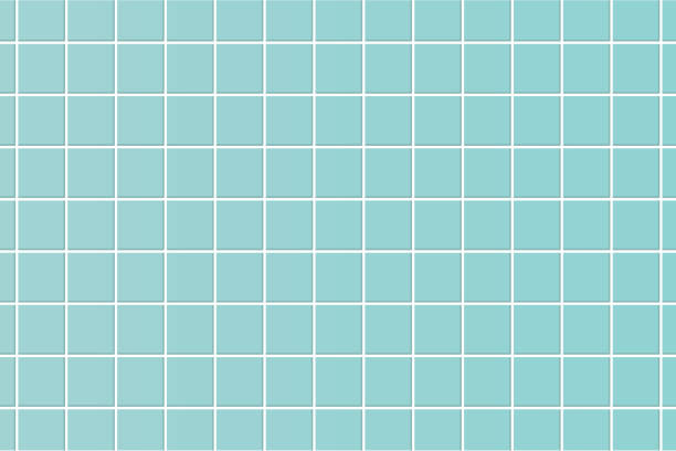 pastel blue floor tile. texture illustration vector. pastel blue floor tile. texture illustration vector. bathroom backgrounds stock illustrations