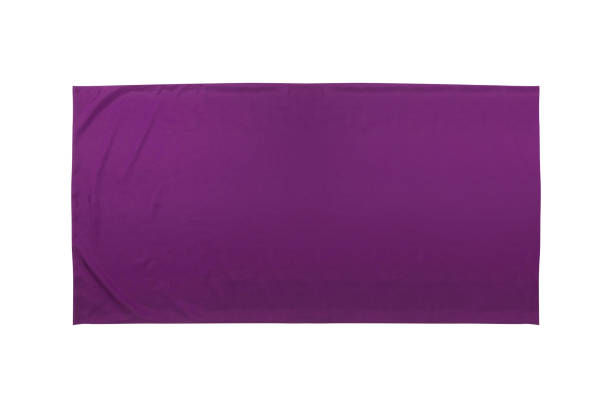 purple blanket isolated on white purple blanket isolated on white fleece photos stock pictures, royalty-free photos & images
