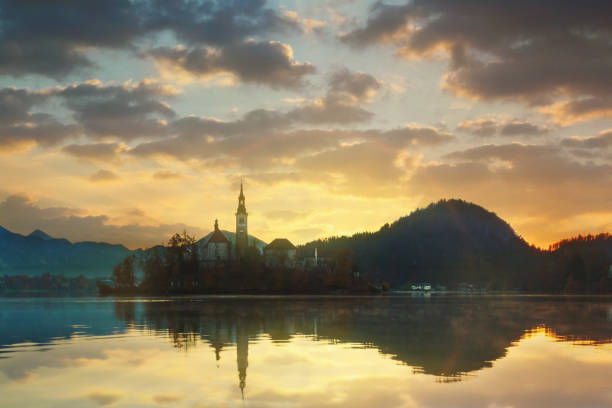 istock Lake Bled at sunrise, Slovenia 1198803575