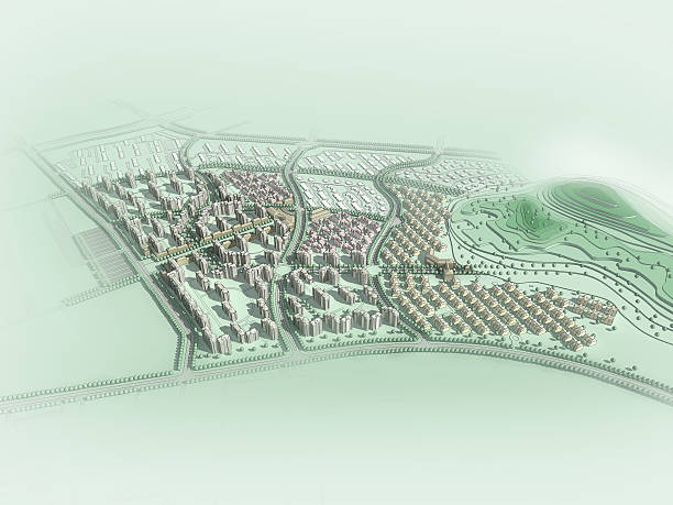 istock Abstract representation of a planned community 119880780