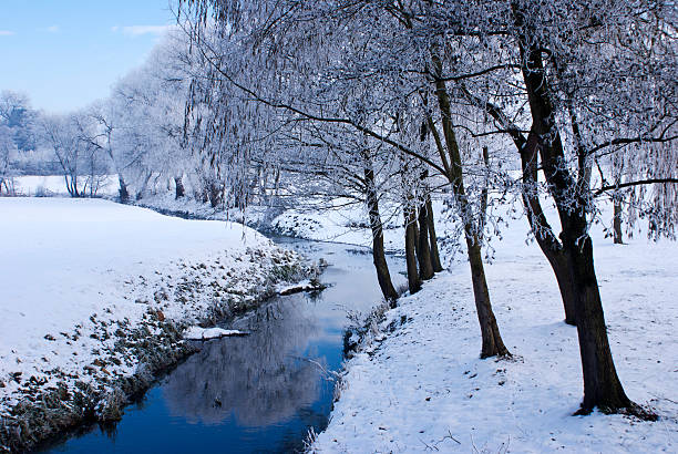 istock Winter snowy landscape with reflections 119881149
