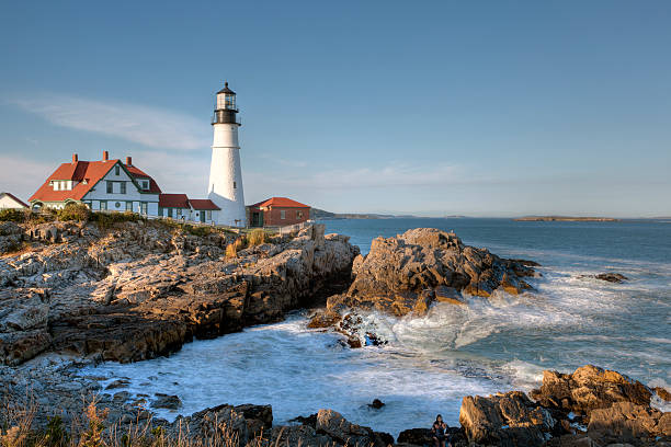 istock Panoramic view of Portland Head Light 119881189
