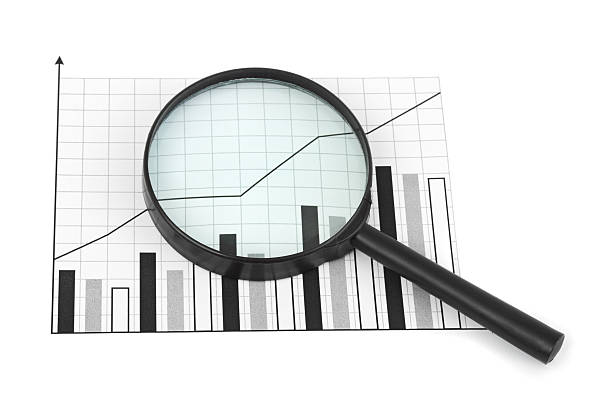 istock Magnifying glass and diagram 119881480
