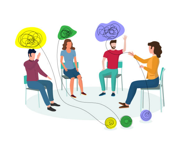 Group Psychotherapy Vector Concept For Web Banner Website Page Stock  Illustration - Download Image Now - iStock