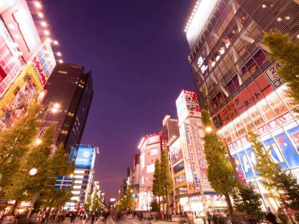 istock Akihabara Electric Town at Sunset 1198817381