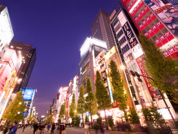 istock Akihabara Electric Town at Sunset 1198817418