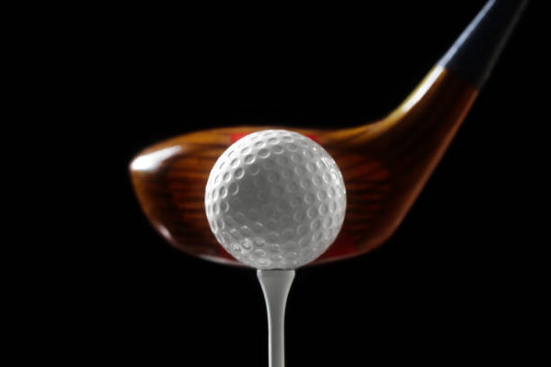 istock Golf wooden club with ball on tee 1198819783