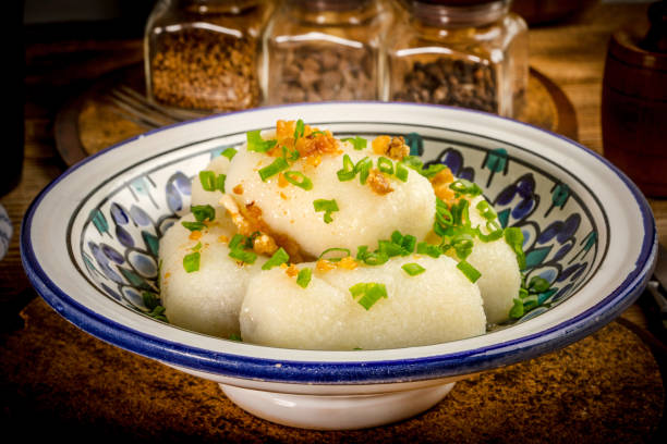 istock Potato dumplings stuffed with minced meat 1198826884