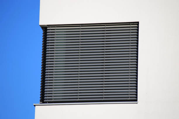 istock Window with modern blind, exterior shot 1198828718