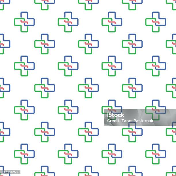 Maedical Pattern Unique Medical Pattern Illustration Vector Stock Illustration ...