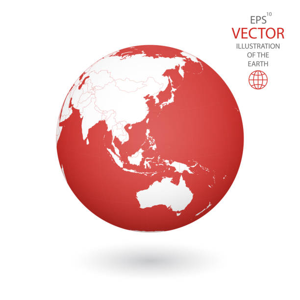 World Vector Red 14,200+ Red World Map Illustrations, Royalty-Free Vector Graphics ...