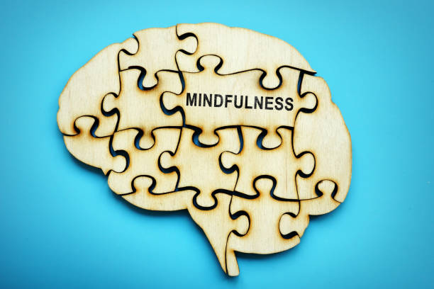 istock Word Mindfulness on the piece of puzzle. 1198834007