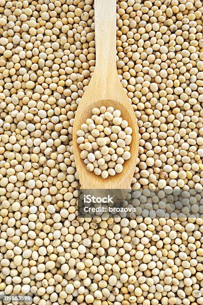 Kochlöffel Und Getrocknete Soybeans Stockfoto und mehr Bilder von Ausgedörrt - Ausgedörrt, Ausrüstung und Geräte, Ballaststoff