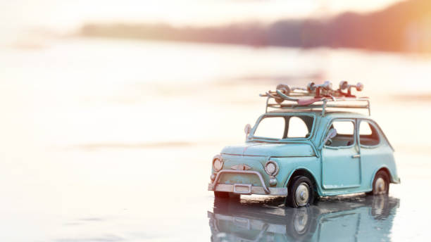 istock Traveling with a small car 1198838634