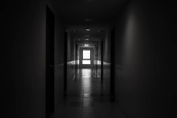 istock The light of sunlight shines through the walls and windows. Exit. 1198843211