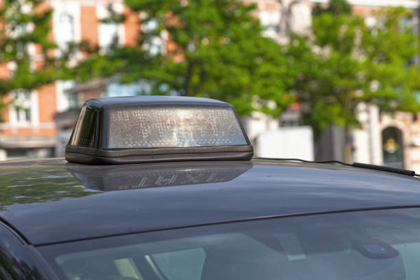 istock Belgian taxi sign 1198847043