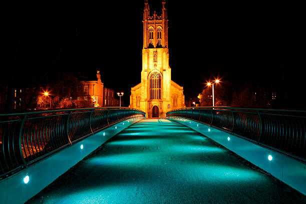 igreja de st mary de derby - derbyshire - fotografias e filmes do acervo