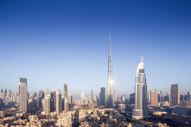 istock Urban skyline and cityscape in Dubai UAE. 1198848587
