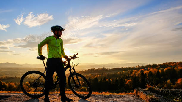istock Bike adventure in the mountains 1198848700