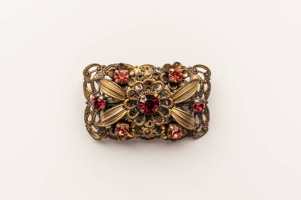 Vintage silver lovely women's brooches
