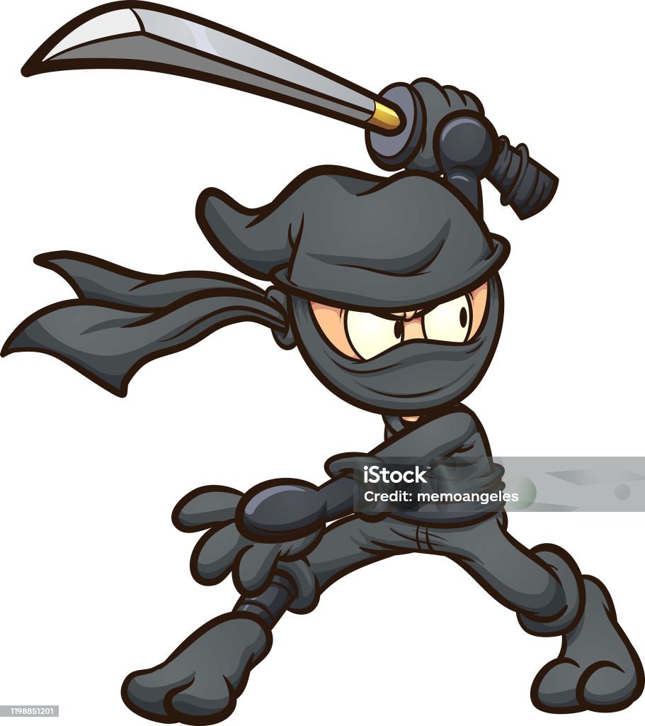 Ninja Hoạt Hình Hình minh họa Sẵn có - Tải xuống Hình ảnh Ngay bây ...