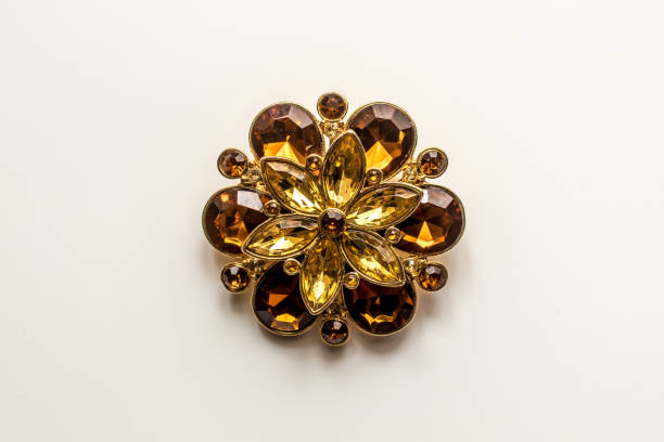 istock Vintage silver  lovely women's brooches 1198851598