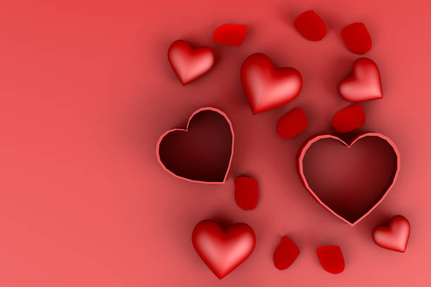 istock 3d rendering of Valentine's Day, concept 1198852337