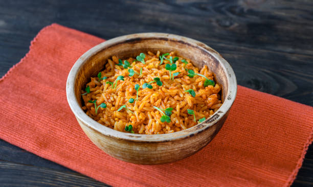 istock Bowl of Mexican rice 1198857886