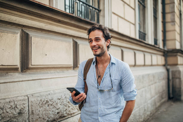 istock Handsome man in the city 1198858624