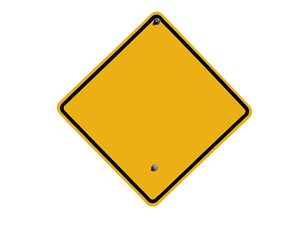 istock Blank Isolated Road Sign 119886939