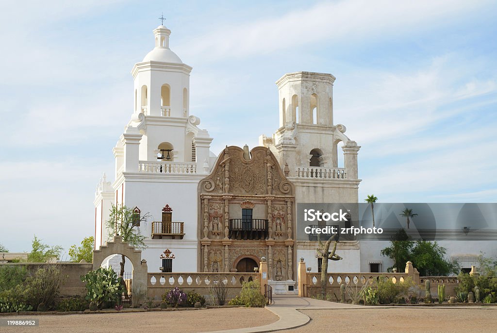 Misji San Xavier del Ba - Zbiór zdjęć royalty-free (Misja San Xavier del Bac)