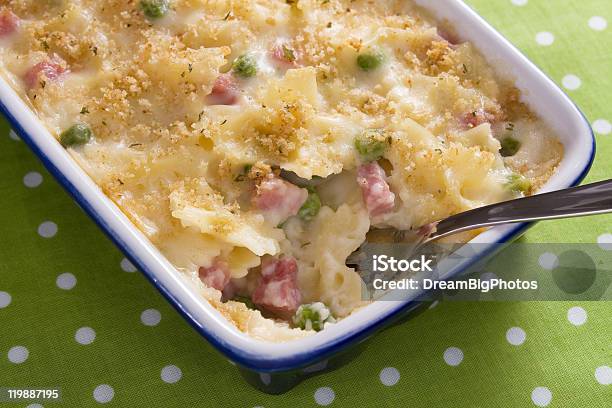 Ham And Noodle Casserole Stock Photo - Download Image Now - Ham, Casserole, Noodle Casserole