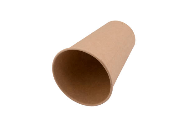 istock recycled paper - carton cup isolated on white background 1198876970