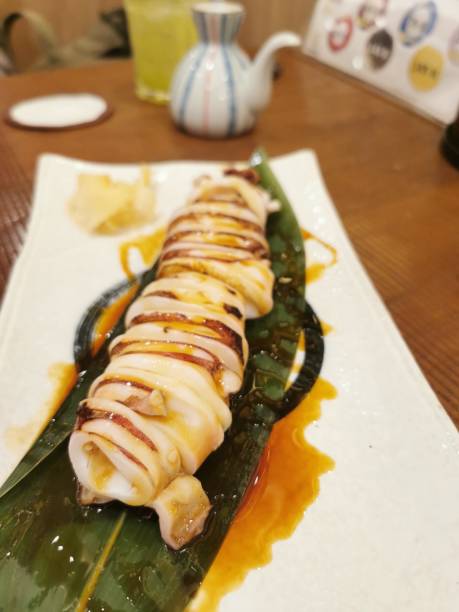 istock The Japanese fresh seafood grill secrete 1198877060