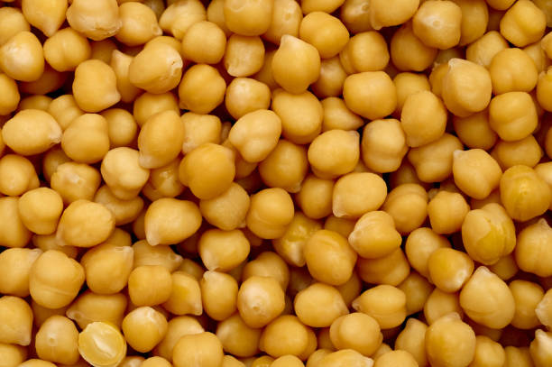 istock Boiled chickpea, vegetarian food 1198877816