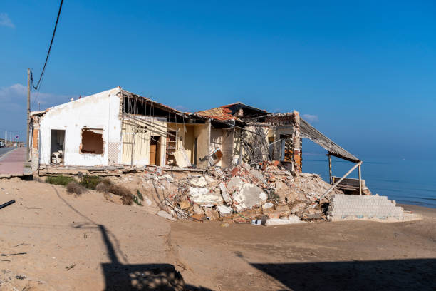 istock Ruined house on the beach 1198883721