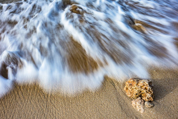 Waves formed in the sea