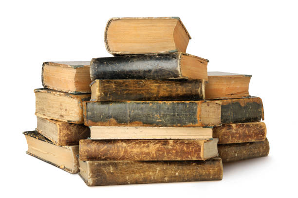 istock Isolated piles of books 1198885923