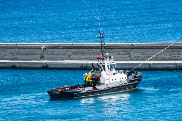 istock Pilot boat tugboat in port 1198887249