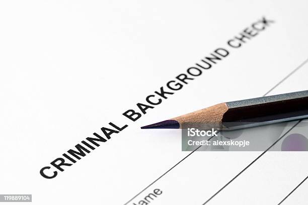 Criminoso Fundo Verificação - Fotografias de stock e mais imagens de Plano de Fundo - Plano de Fundo, Examinar, Criminoso