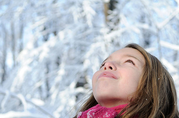 istock girl enjoying winter 119889637