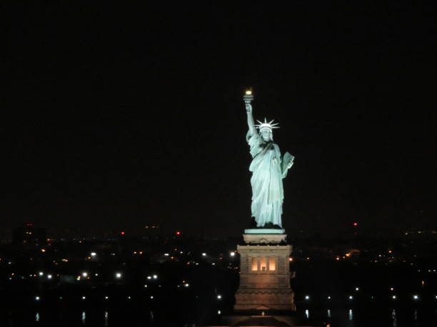 istock Statue of Liberty at Night 1198901007