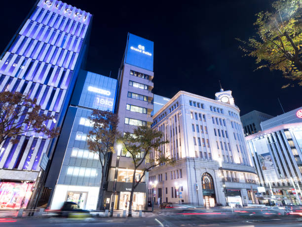 Ginza 4-chome intersection in Tokyo