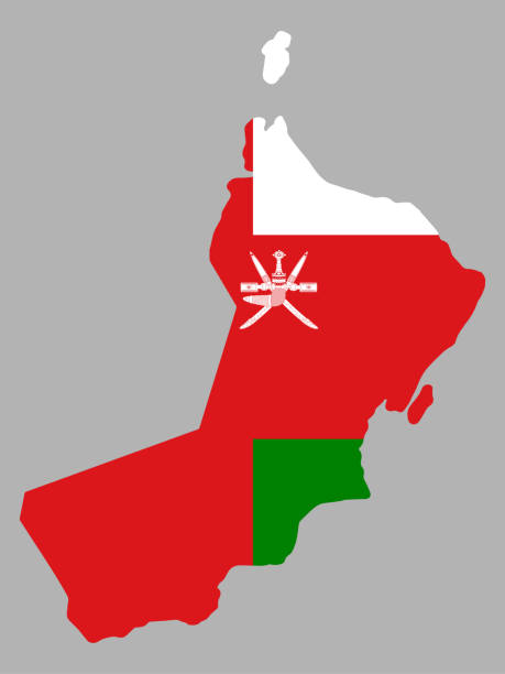 Oman Map Flag Vector illustration Eps 10 Oman Map Flag Vector illustration Eps 10. oman cartoon stock illustrations