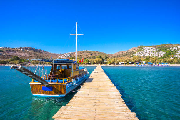 Bodrum, Turkey. Camel Beach in Bitez, Bodrum, Turkey bodrum stock pictures, royalty-free photos & images