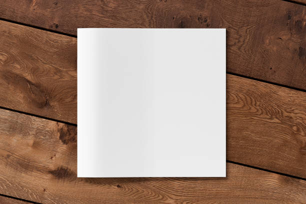 istock Blank square brochure or booklet cover 1198924423