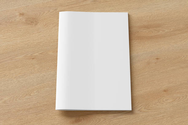 istock Vertical brochure or booklet  cover mock up. 1198924595